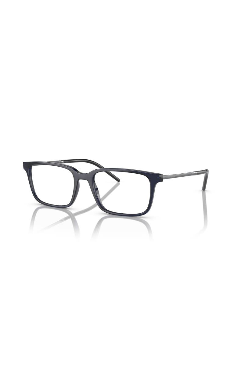 Dolce&Gabbana 55mm Rectangle optical glasses, Main, color, Blue