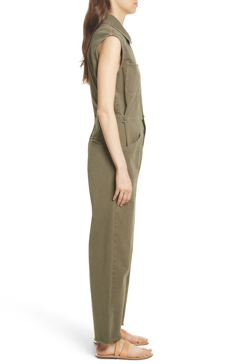 FRAME Le Service Twill Jumpsuit, Alternate, color, 