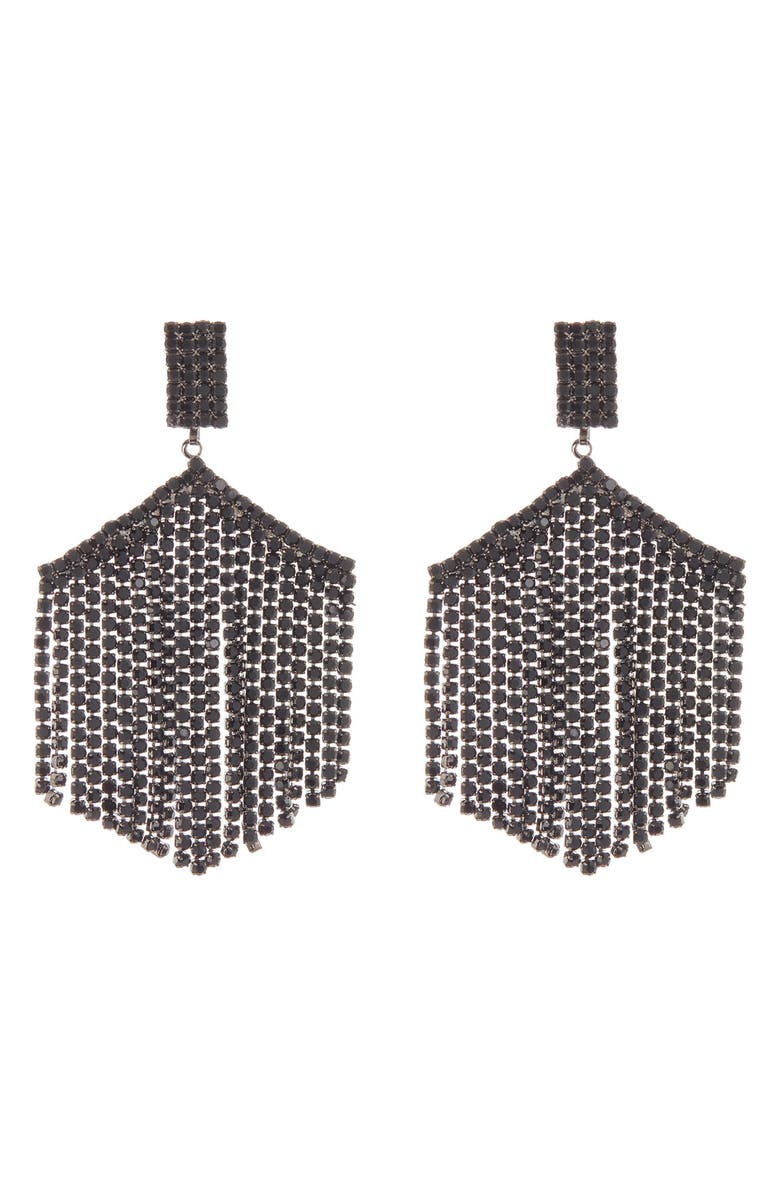 Tasha Crystal Fringe Drop Earrings, Main, color, 