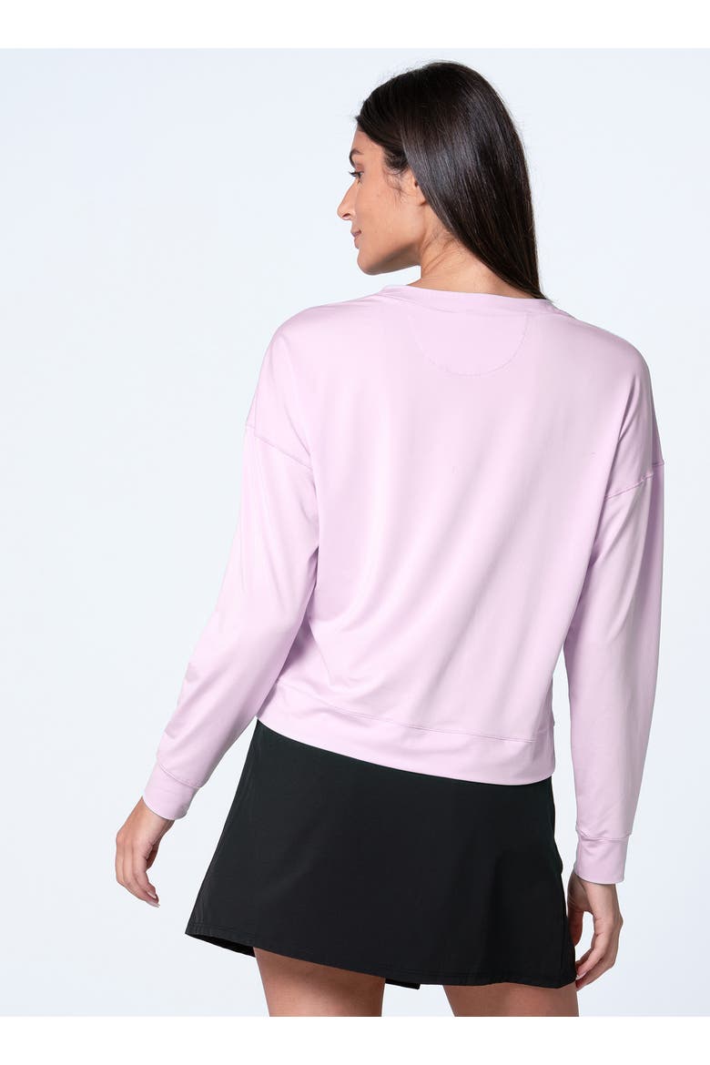 Hype Long Sleeve, Alternate, color, Pink Sand