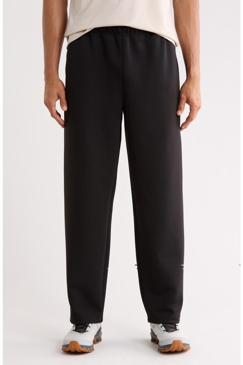 Double Knit Pants, Main, color, BLACK