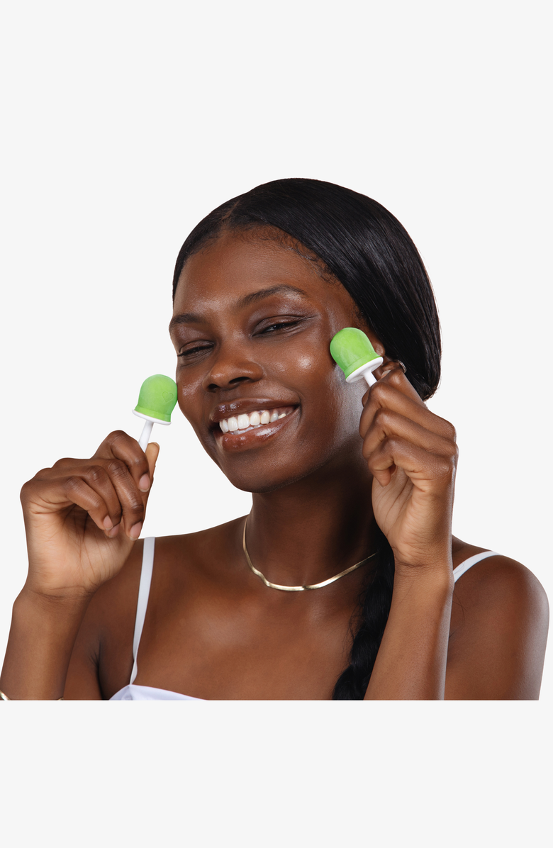 Love and pebble Soothing Barrier Frozen Serum Refill, Alternate, color, Lime Green