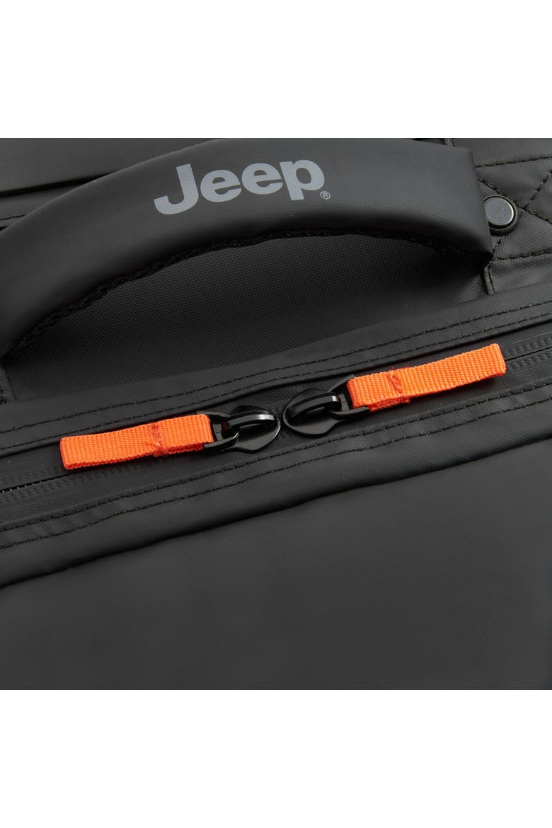 JS005A 31 Inch Two Wheel Rolling Travel Duffle Bag, Alternate, color, Black
