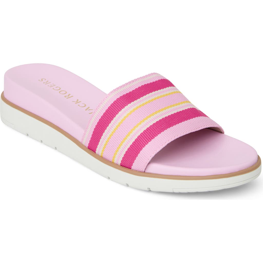 Jack Rogers Bayview Slide Sandal In Pink Multi