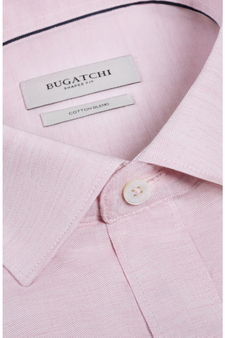Axel Trim Fit Solid Cotton Blend Button-Up Shirt, Alternate, color, DUSTY PINK