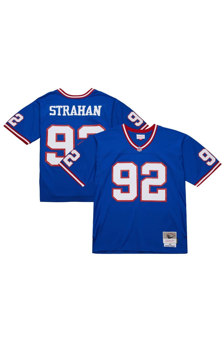 Men's Mitchell & Ness Michael Strahan Royal New York Giants 1993 Legacy Replica Jersey, Alternate, color, Royal