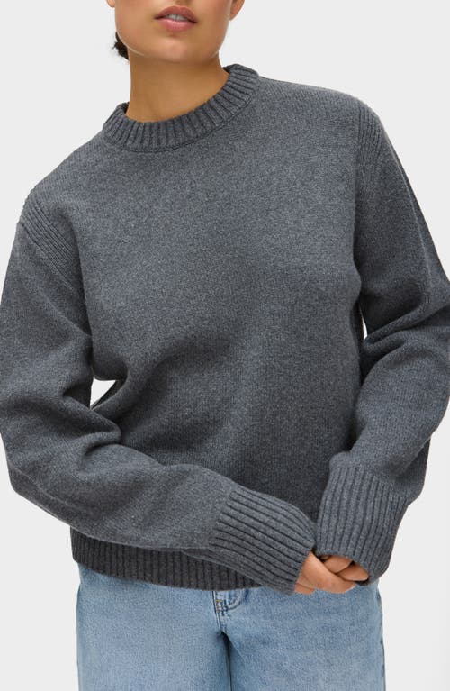 Aligne Dion Mock Neck Sweater In Gray