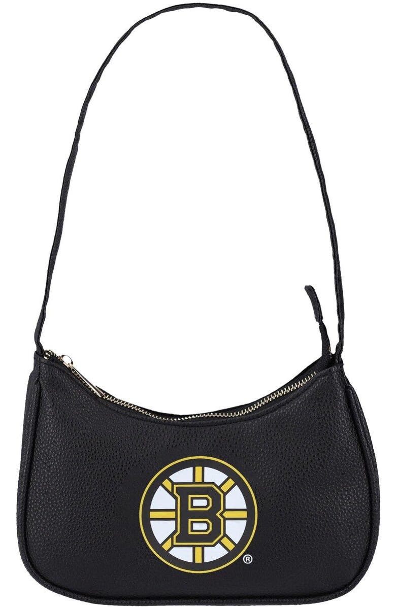 FOCO Boston Bruins Printed Mini Purse, Alternate, color, Black