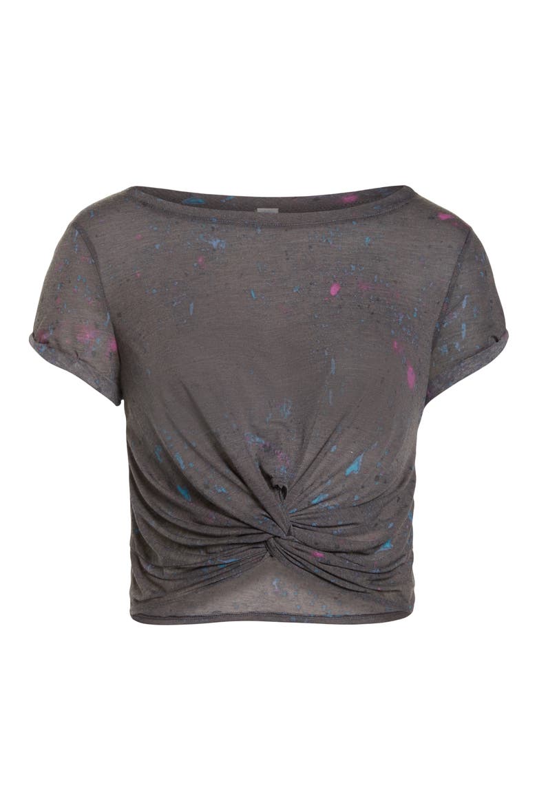 Free People Movement Run in the Sun Print Tee, Alternate, color, GREY