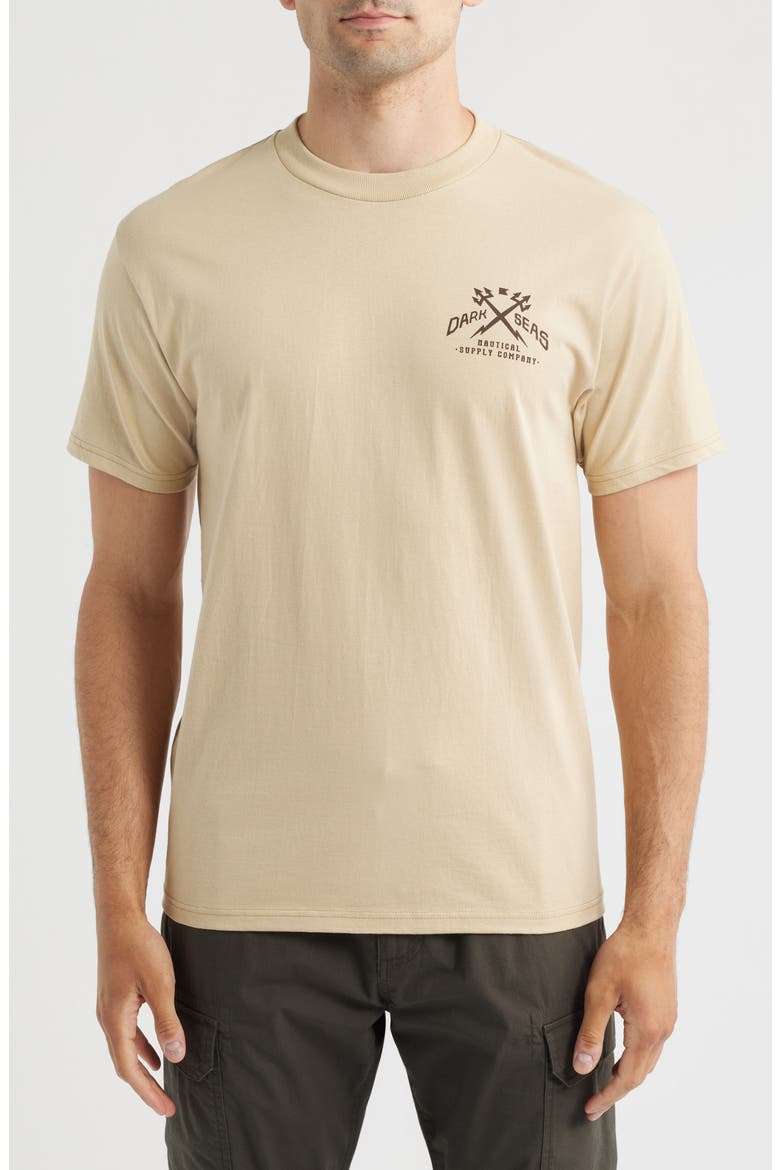 Yellowstone Cotton Graphic T-Shirt, Main, color, SAND