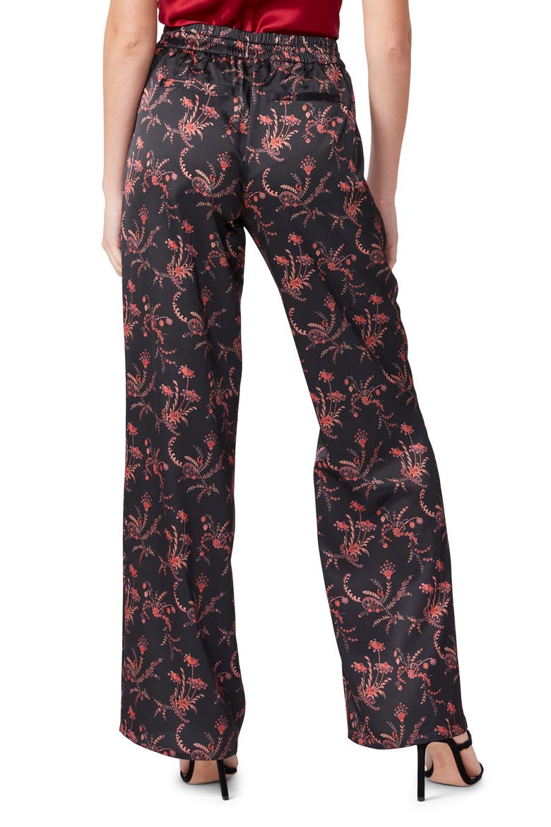 Solynne Floral Wide Leg Pants, Alternate, color, BLK MLTI