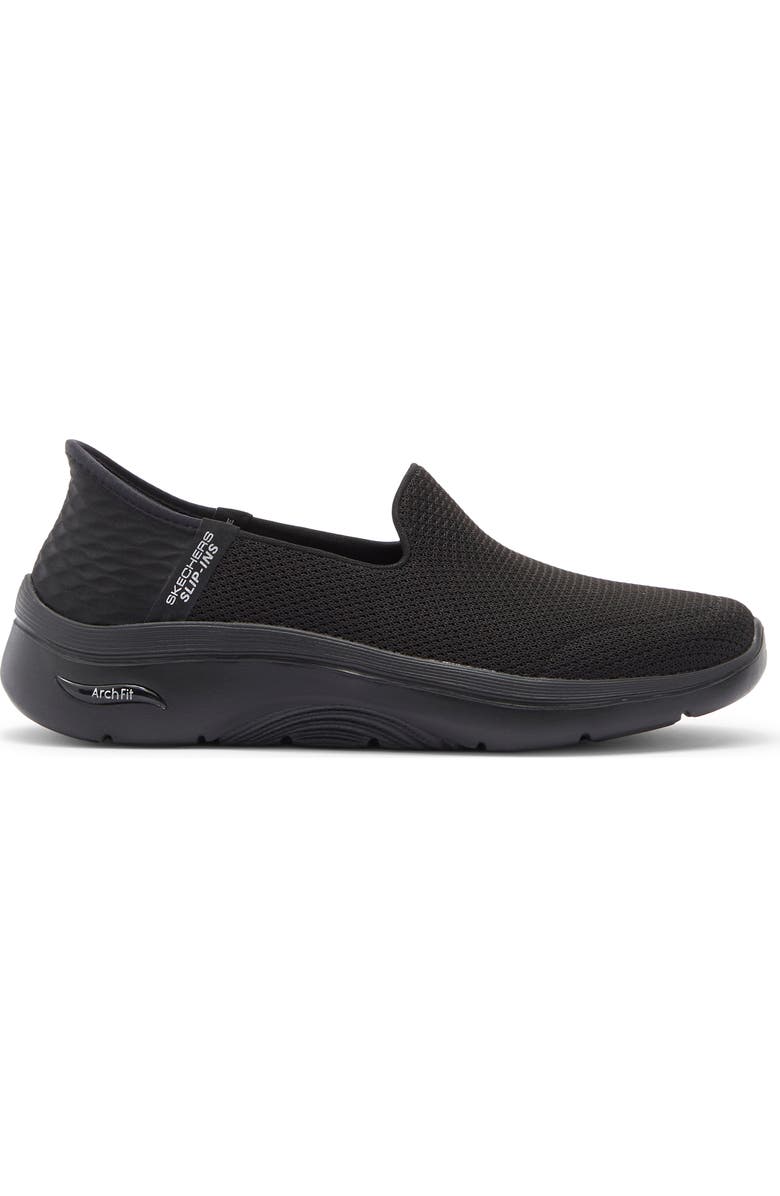 SKECHERS Slip-Ins Go Walk Arch Fit Sneaker, Alternate, color, Black