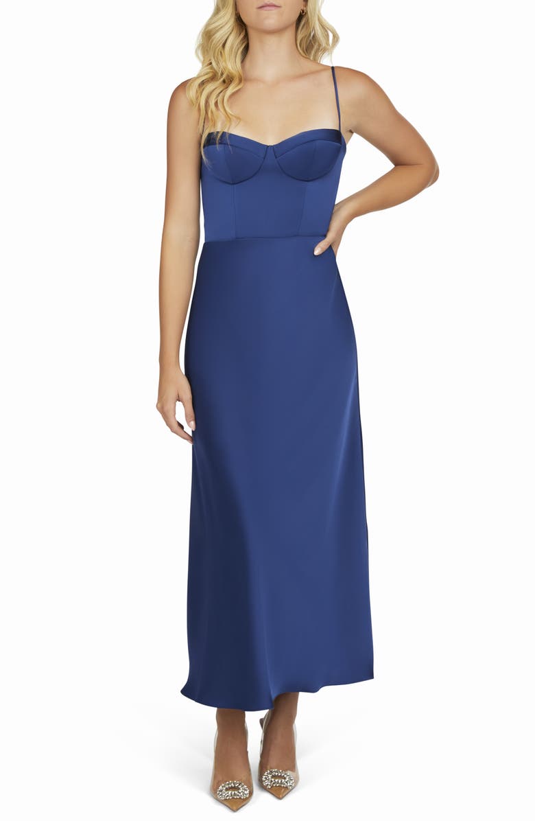 Katie May Flora Seamed Cocktail Dress, Main, color, 