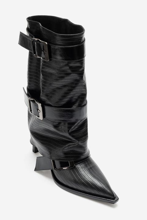 Ylva Stiletto Pointed Toe Boot