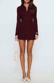 Princess Polly When You Sleep Long Sleeve Minidress