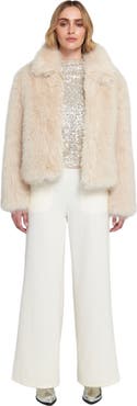 ELLE Collection Fluffy Jacket Teddy Coat