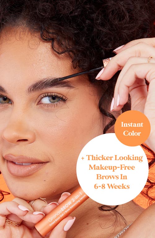 Grande Cosmetics Grandebrow 2-in-1 Tinted Brow Gel + Brow Enhancing Serum In Auburn