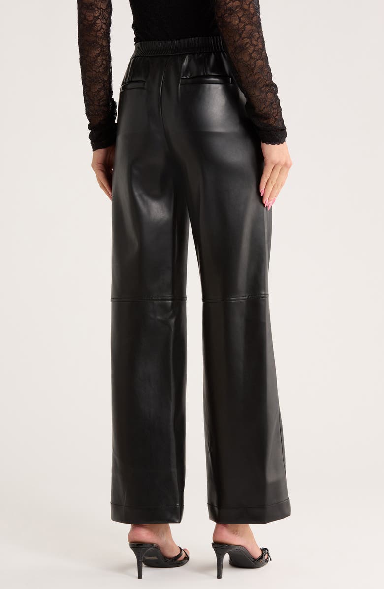 Simkhai Mackenzie Straight Leg Pants, Alternate, color, Black