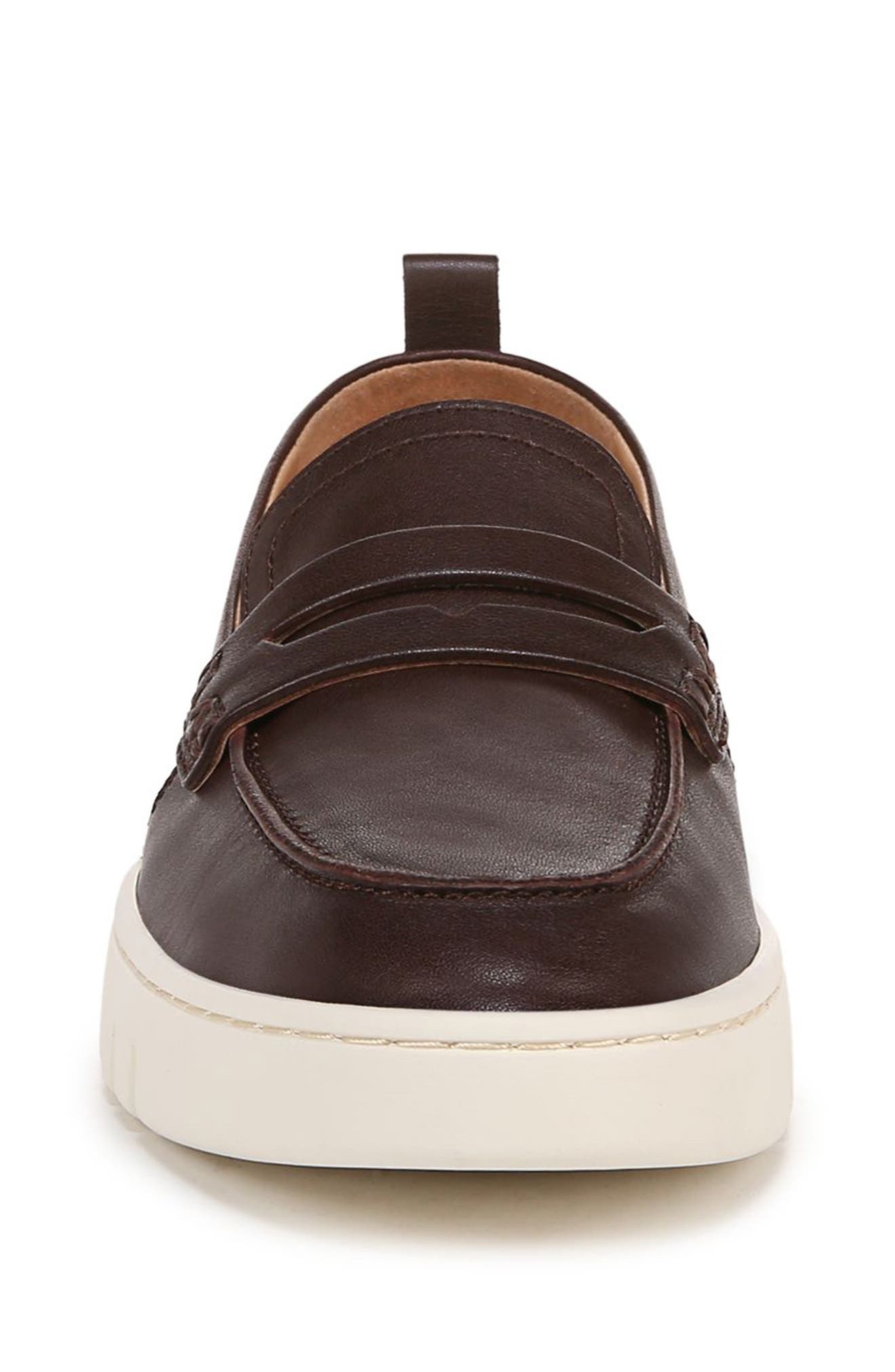 Vionic Uptown Hybrid Penny Loafer, Alternate, color, Dark Brown Leather