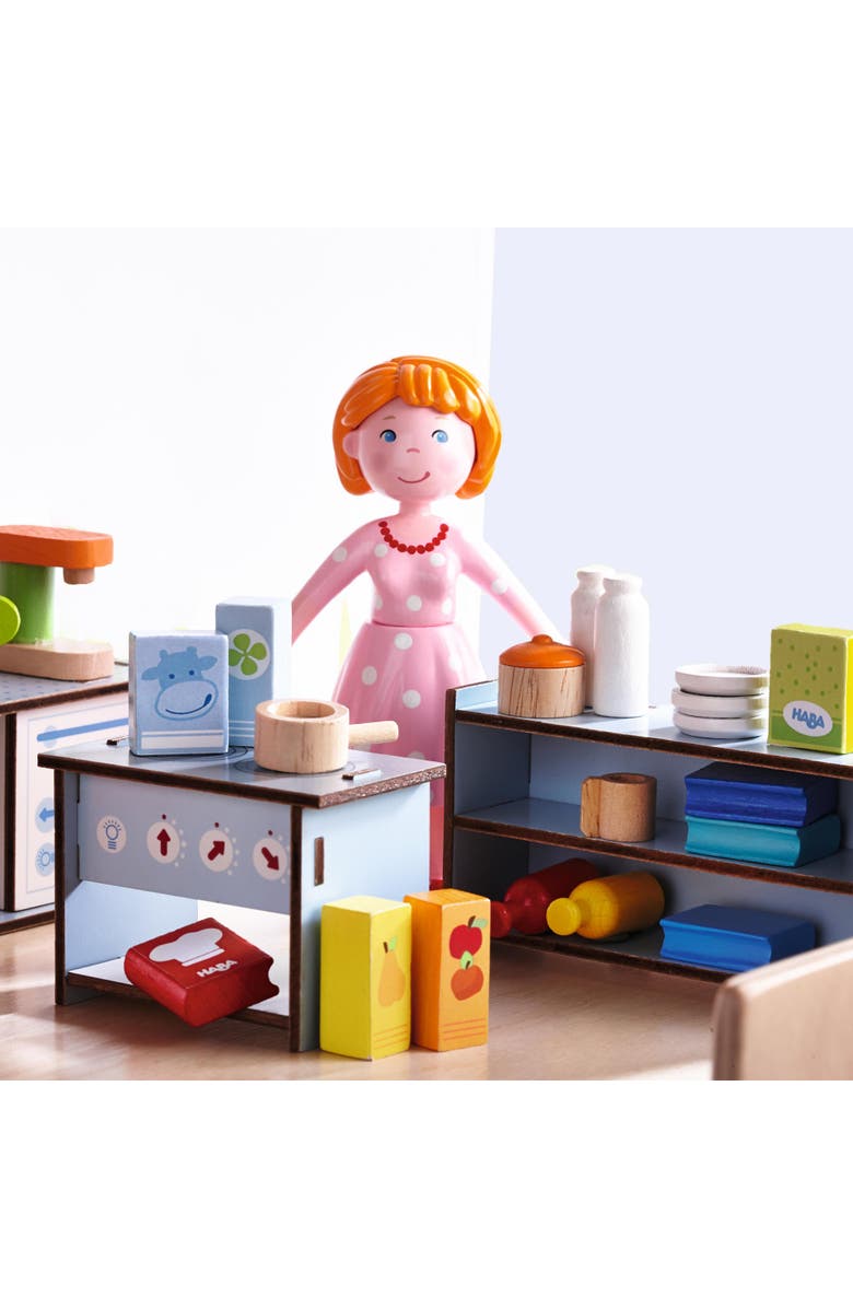 HABA Little Friends Mom Katrin - 4.5" Dollhouse Toy Doll Figure, Alternate, color, Multi