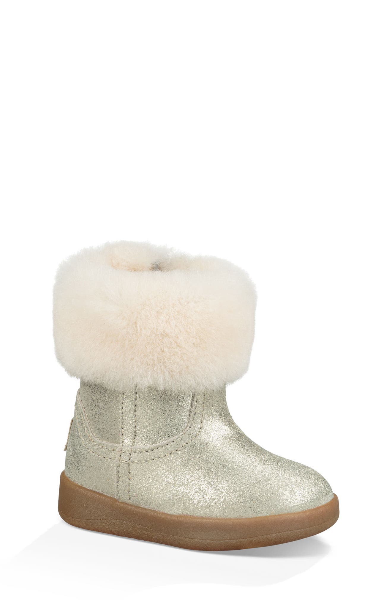 UGG<sup>®</sup> Jorie II Metallic Genuine Shearling Boot, Main, color, 