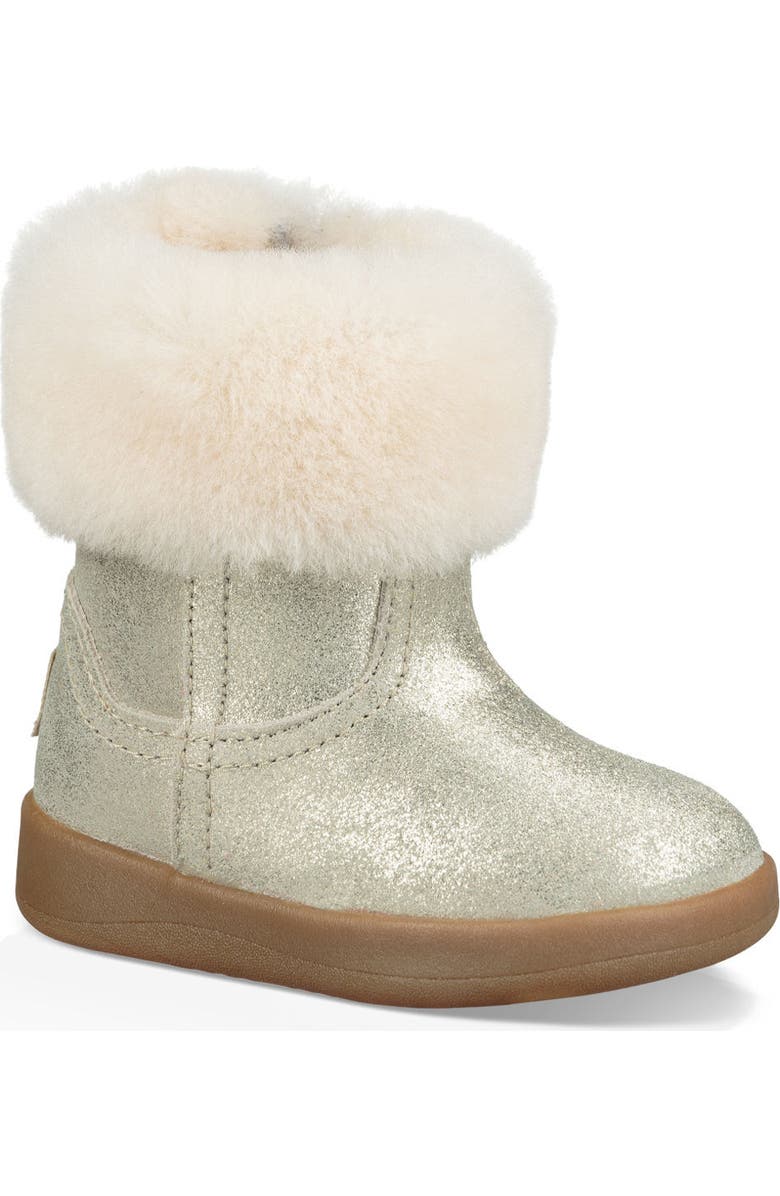 UGG<sup>®</sup> Jorie II Metallic Genuine Shearling Boot, Main, color,
