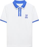 Psycho Bunny Kids' Ridley Tipped Piqué Polo