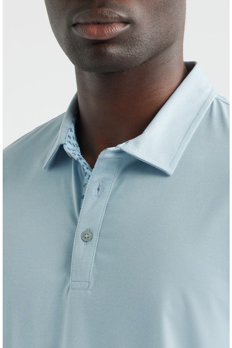 James H Solid Performance Golf Polo, Alternate, color, SKY-HEATHER