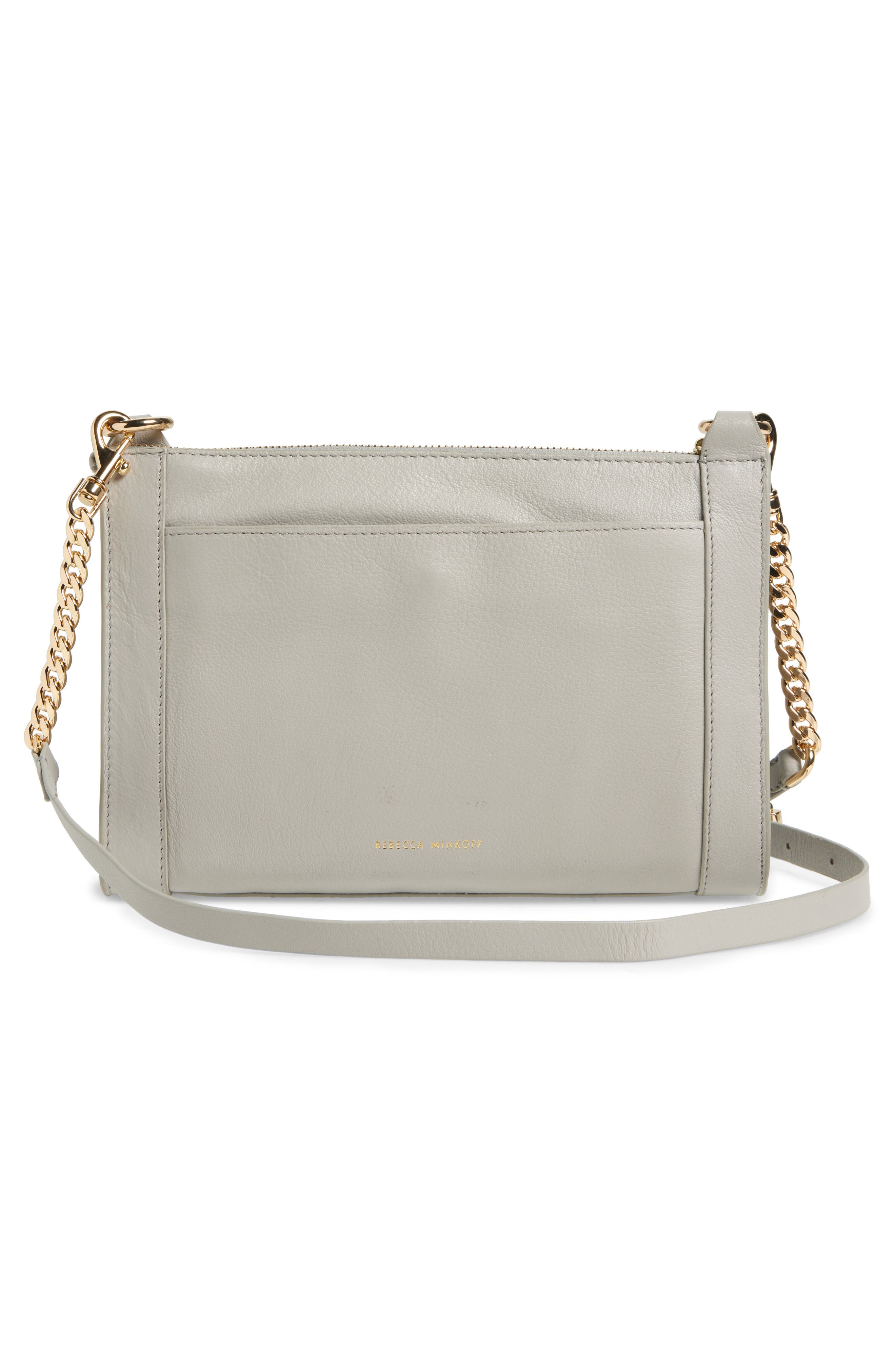 Rebecca Minkoff M.A.B. Studded Leather Crossbody Bag, Alternate, color, 