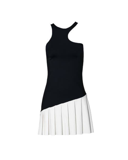 Port De Bras Swan Dress In Black-chantilly