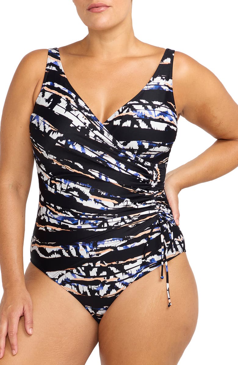 Artesands Provenance Rembrant Ruched One-Piece Swimsuit, Main, color,