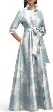 After Six Floral Satin Twill Ballgown