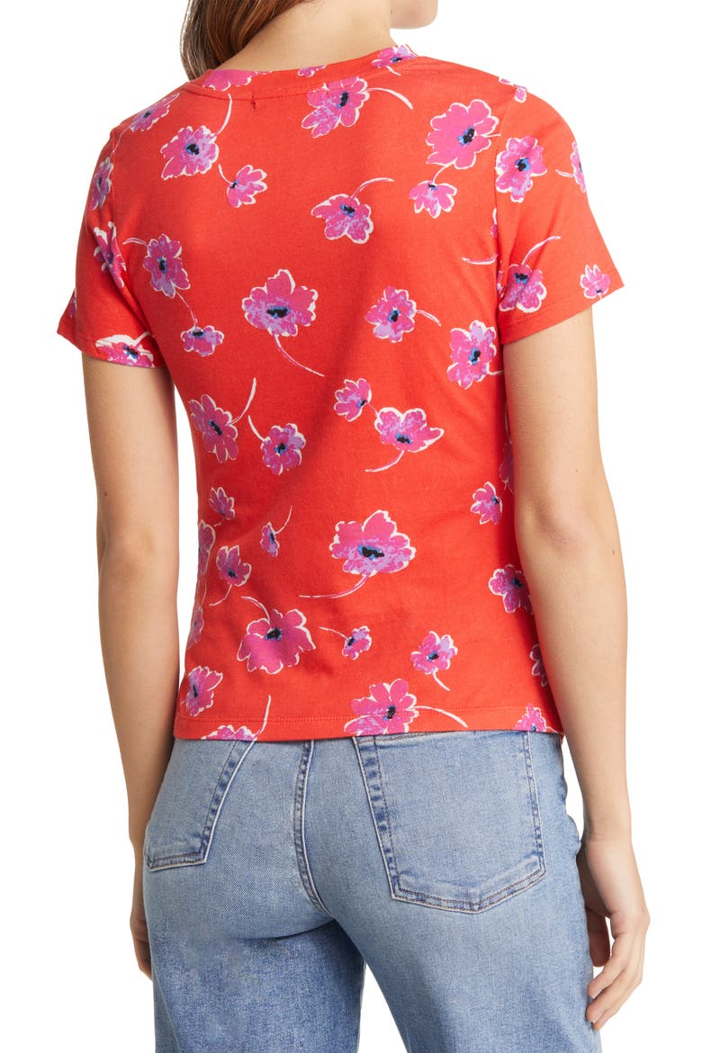 Hold Onto You Ruched T-Shirt, Alternate, color, FORGET ME