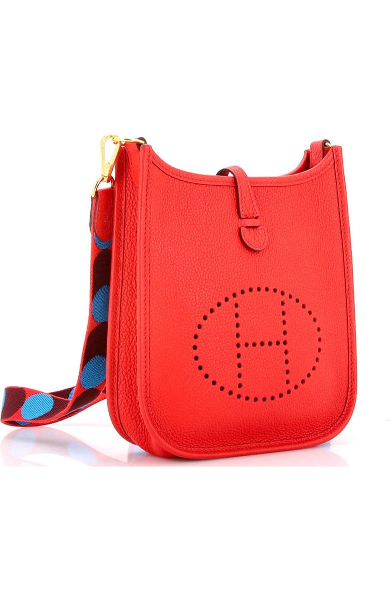 Pre-Owned Hermes Evelyne Bag Gen III Maurice TPM, Alternate, color, Rouge De Coeur