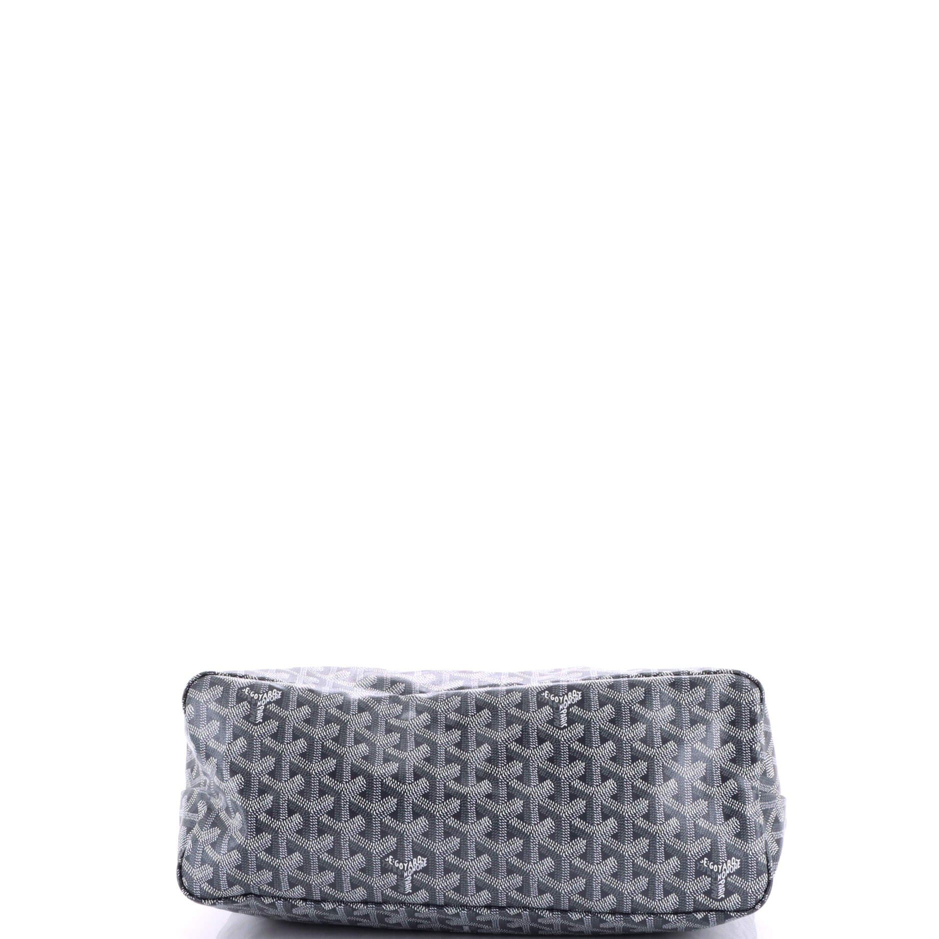 Pre-Owned Goyard Boheme Hobo Coated Canvas, Alternate, color, Gray