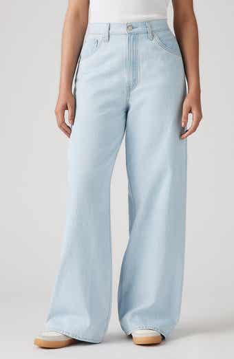 Cinch High Waist Baggy Wide Leg Jeans