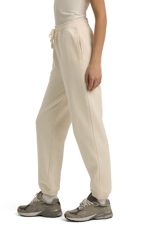 Shop Favorite Daughter Thr Coaches Cotton Blend Joggers In Ivory