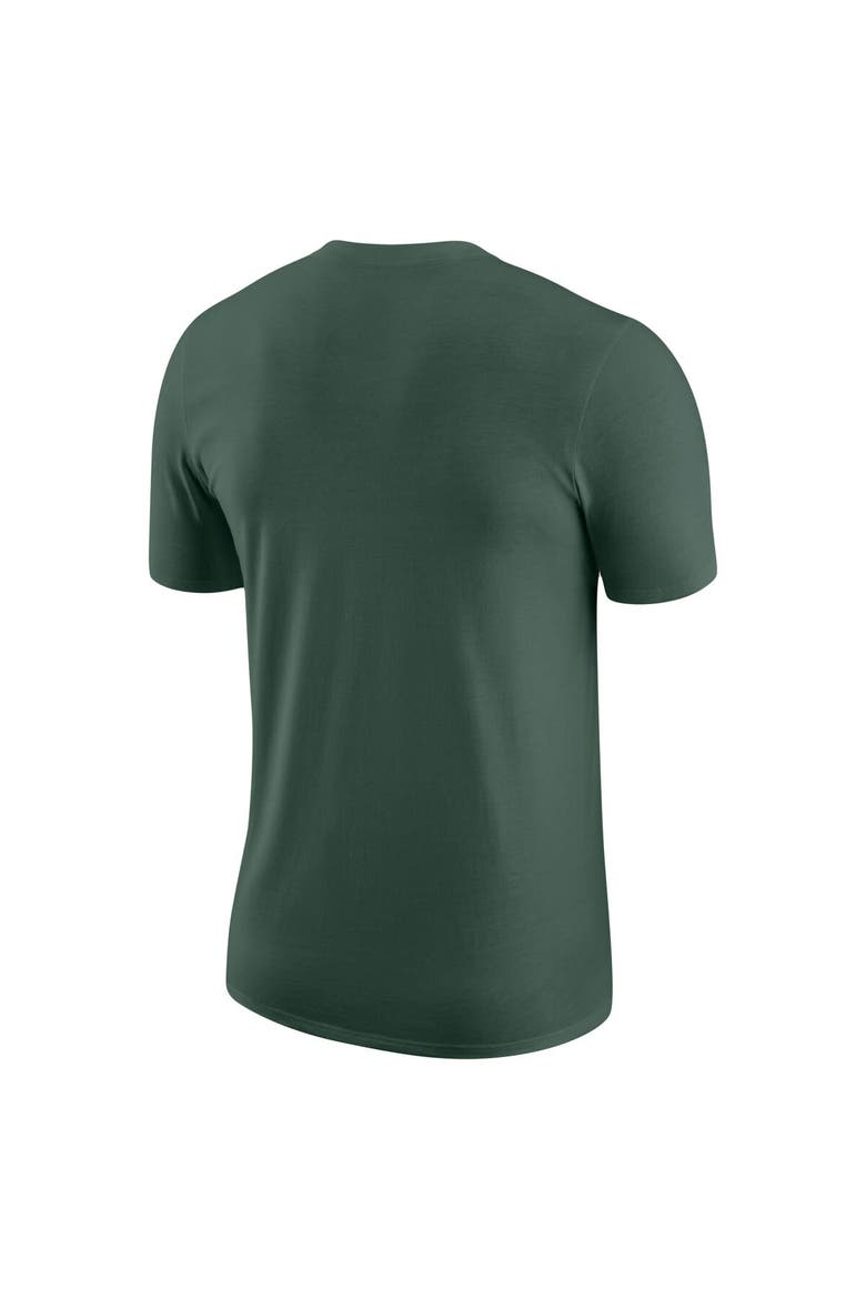 Men's Nike Hunter Green Milwaukee Bucks Just Do It T-Shirt, Alternate, color, Hunter Green