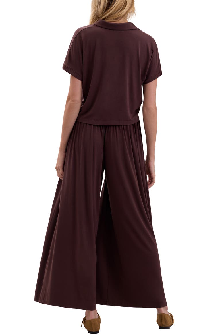 Soft Jersey Pajamas, Alternate, color, UMBER