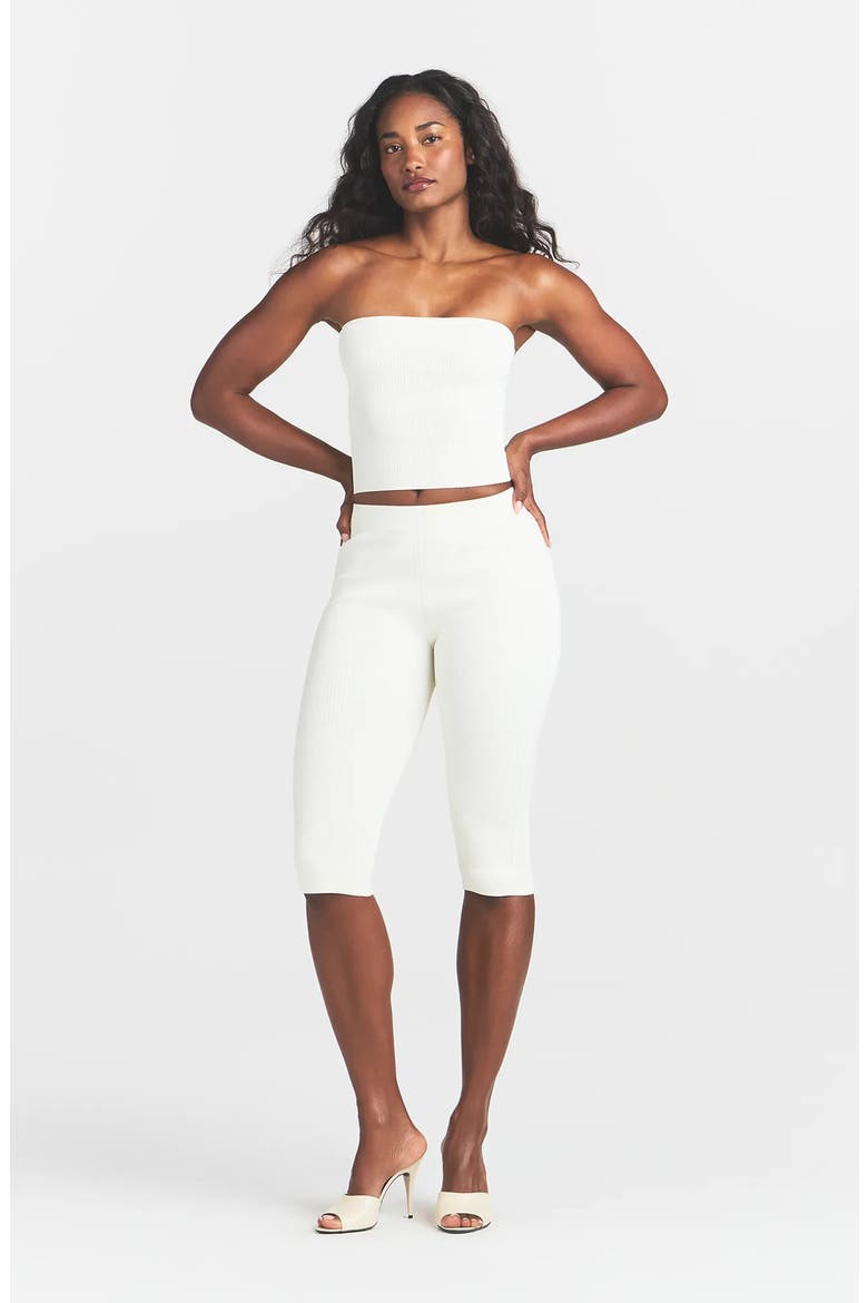 Refined Knit Tube Top, Alternate, color, EGRET