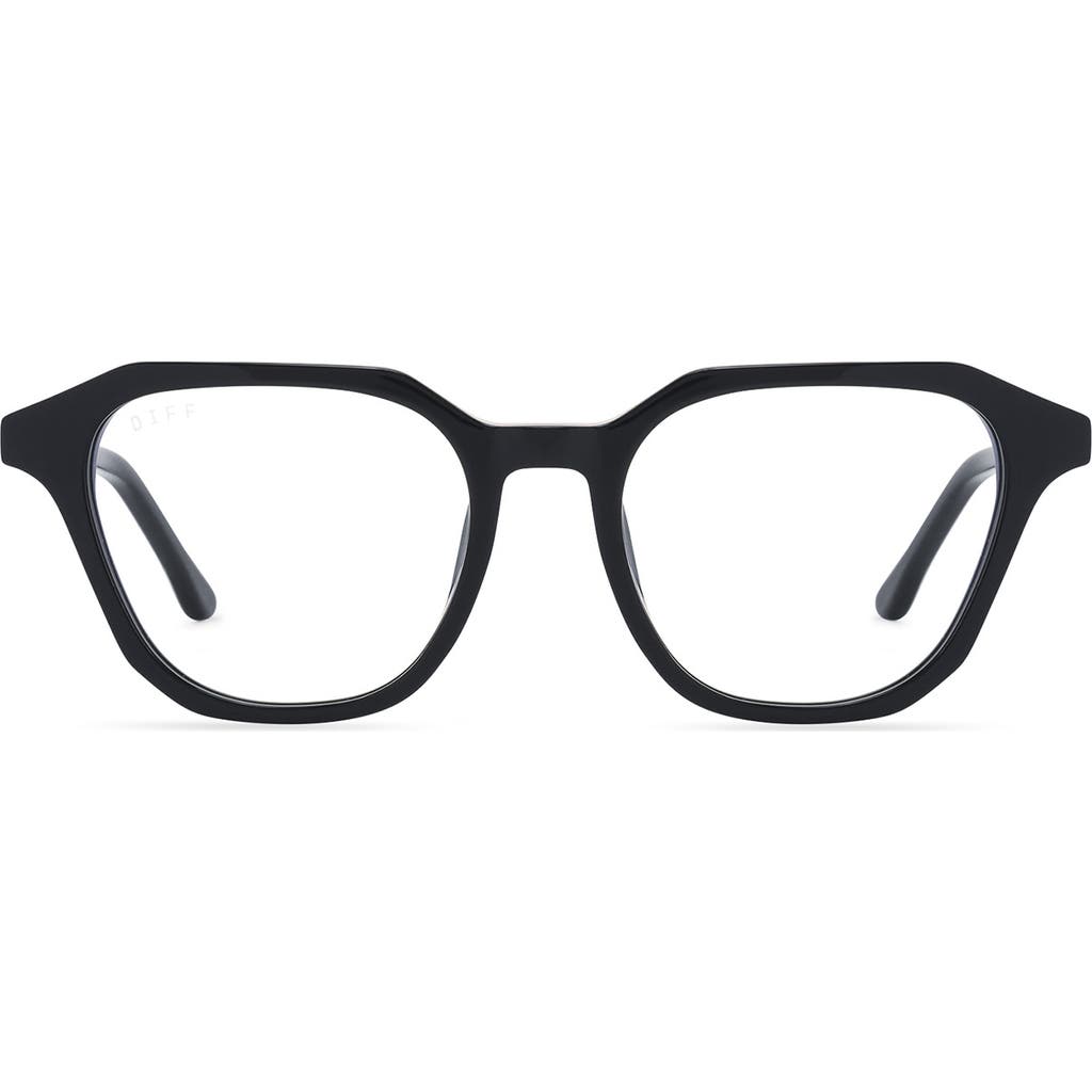 Diff Allen 51mm Square Blue Light Blocking Glasses In Multi