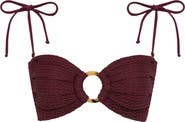 MONTCE Tori Ties Bandeau Bikini Top