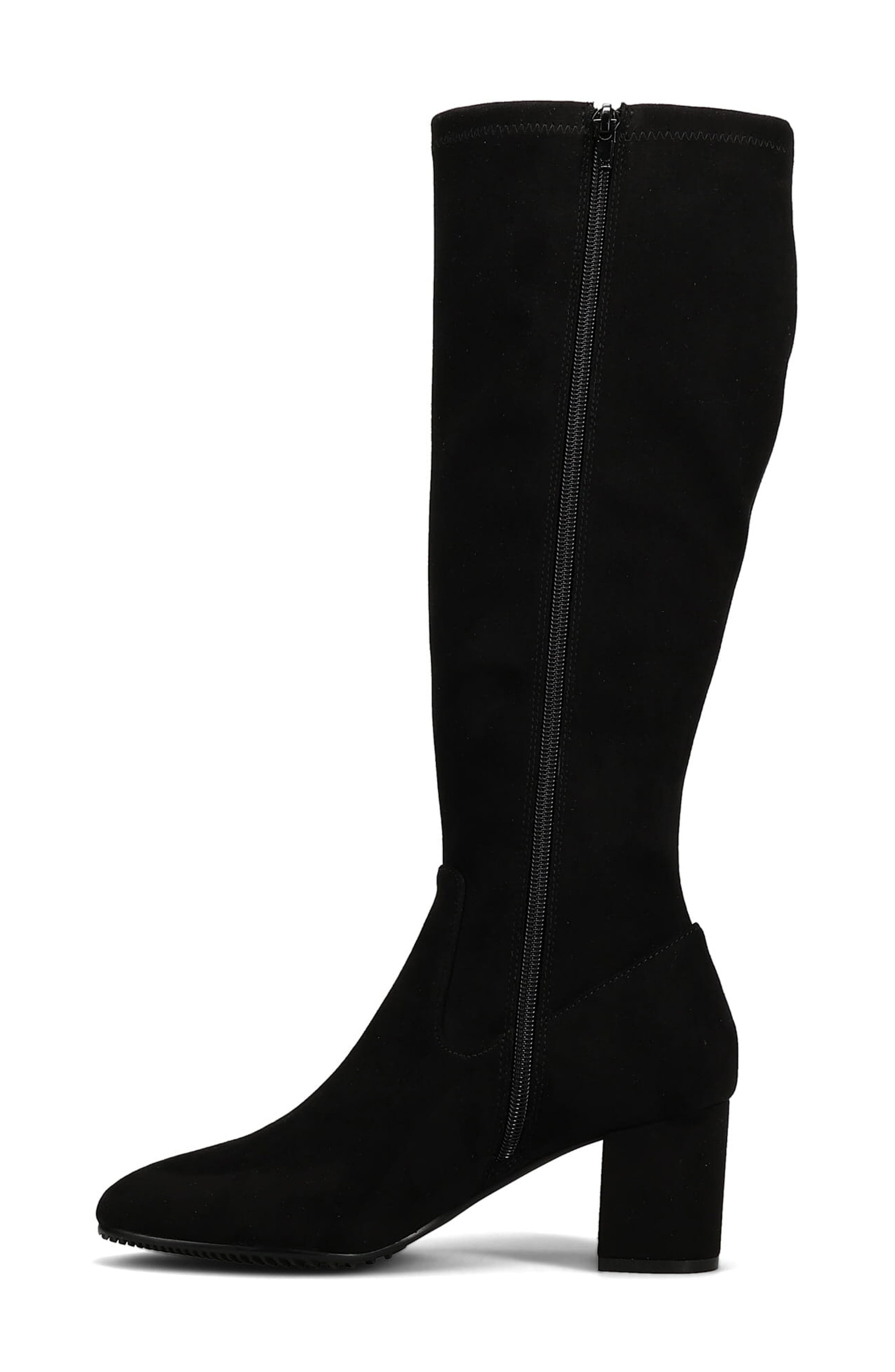 Sasha Knee High Boot, Alternate, color, BLACK