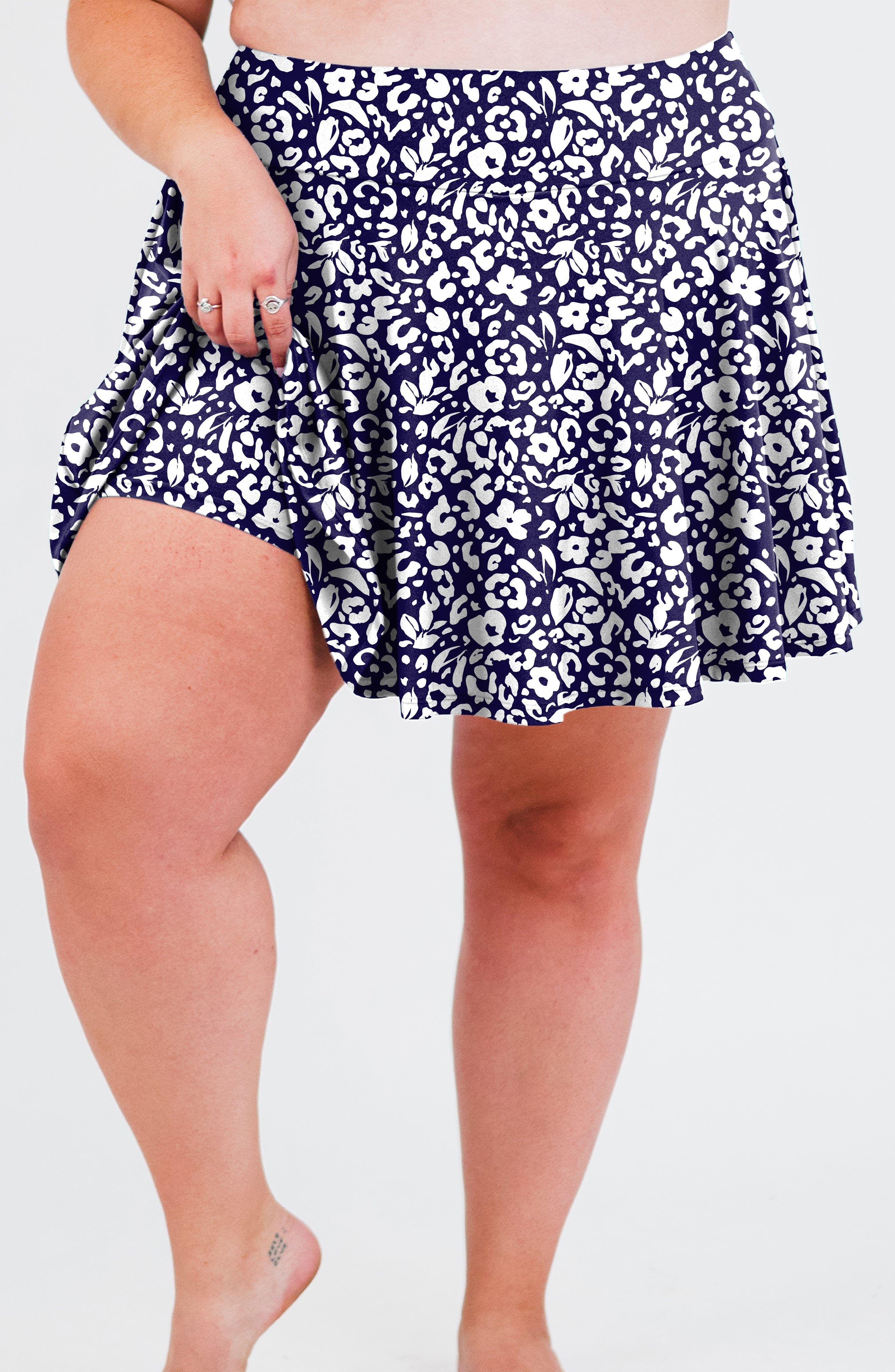 Calypsa Plus Size Flowy Swim Skirt With Shorts (Women) | Nordstrom