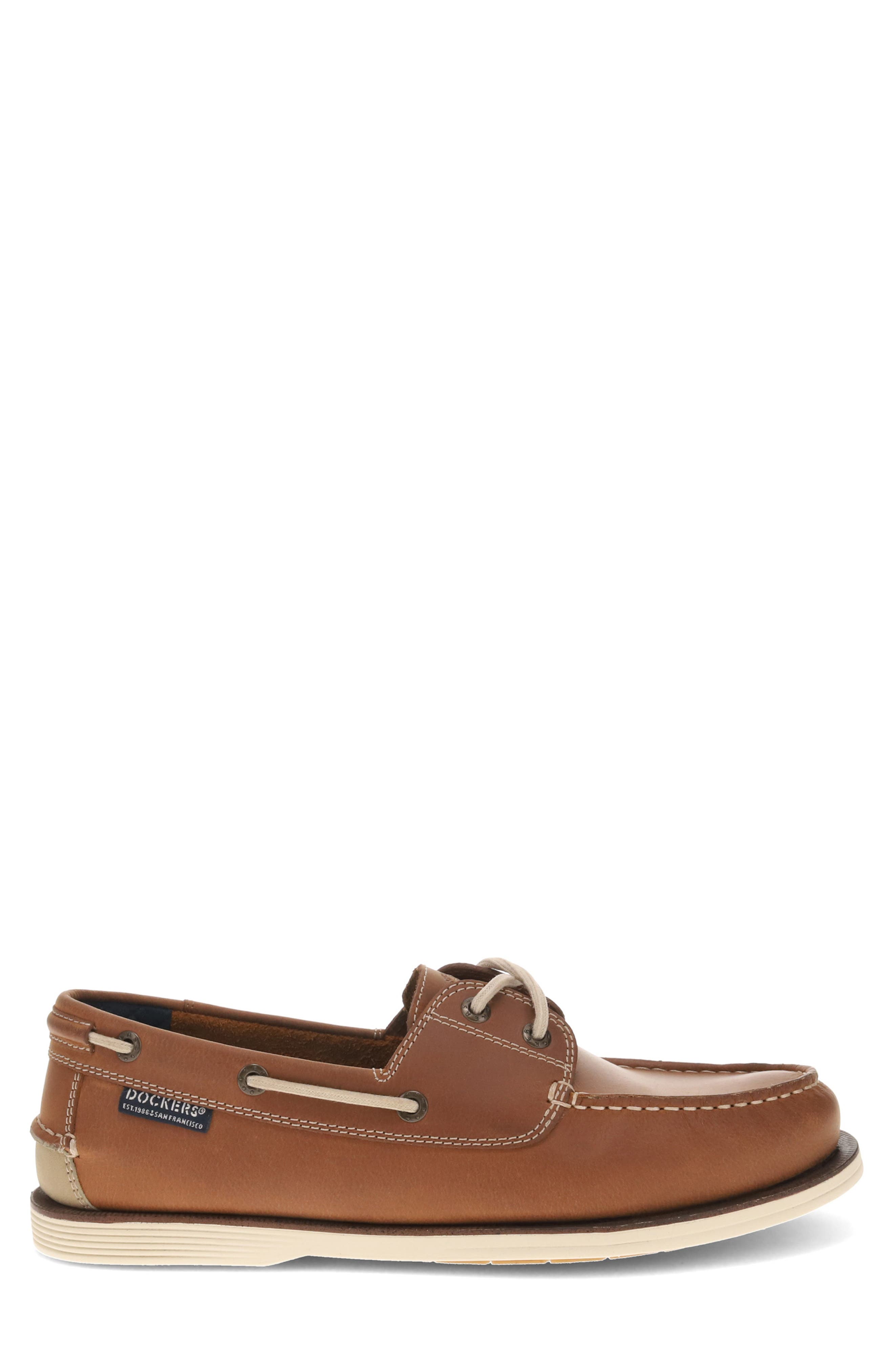 Dennison Boat Shoe, Alternate, color, DARK TAN