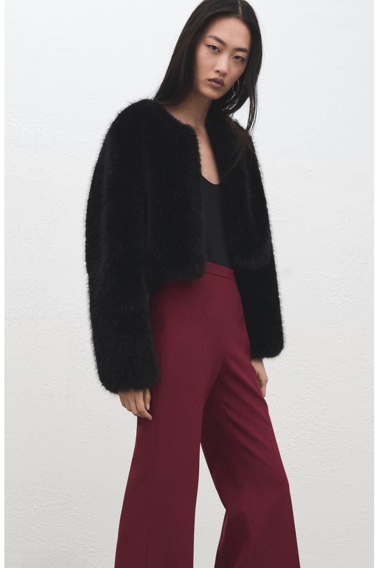 Wide Leg Pants, Alternate, color, WINE
