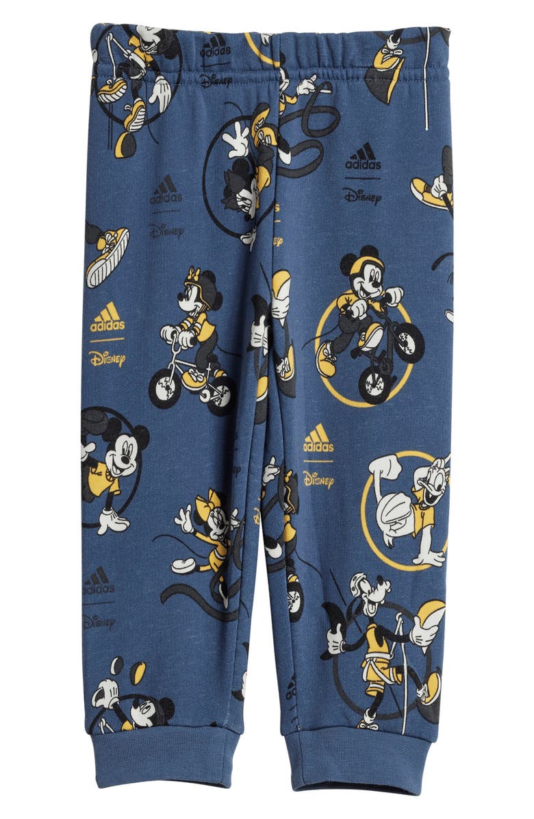adidas Kids' Disney<sup>®</sup> Mickey Mouse Cotton Graphic Sweatshirt & Joggers Set, Alternate, color, 