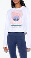 Spiritual Gangster Cosmic Connection Drew Long Sleeve Crop Top