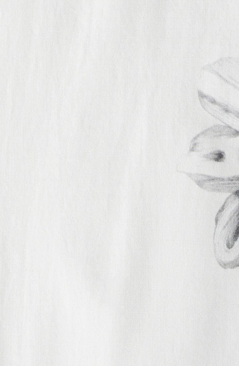 AllSaints Petal Camp Shirt, Alternate, color, Ecru White