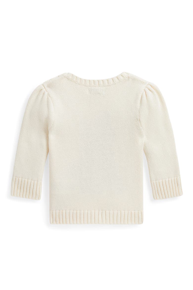 Dog Intarsia Cotton Sweater, Alternate, color, CLUBHOUSE CREAM